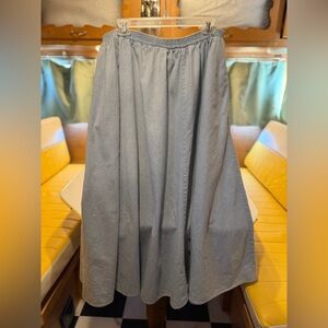 Classic Ralph Lauren Blue Label A-Line Maxi Skirt